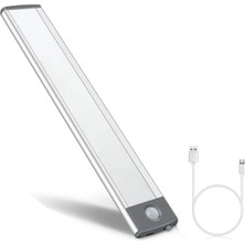 Pileli Store Sensörlü Şarjlı Dolap Lambası LED Güçlü Aydınlatma Pratik Kullanım Kablosuz Model WT-288