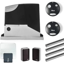 Nice Road 400 Yana Kayar Kapı Motoru 400 kg Taşıma Kapasitesi ile Aksesuarlı Kit İçeriği