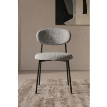 Asaella Mobilya Hopilon 6 Adet Polo Metal Mutfak Sandalyesi, Yemek Masası Sandalyesi