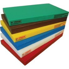 Türkay Polietilen Kesim Tahtası Et Sebze Kesme Levhası 50x30x4 Cm Plastik Malzeme ile Sağlam Kullanım
