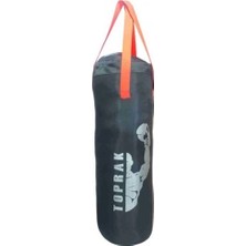Durukar Boks Torbası Eldiven ve Karabina Hediyeli Içi Dolu 60X22CM Füme