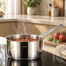 Nehir Silver Çelik Sosluk 14 cm Kapaksız