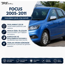 Brsplast Ford Focus 2 Uyumlu 2005-2012 Krom Ayna Kapağı 2 Parça Paslanmaz Çelik