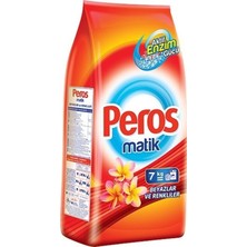 Peros 7 kg Matik Deterjan Beyazlar ve Renkliler İçin 51 Yıkama Standart Koku ile Etkili Temizlik