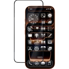 iPhone 18 Pro Max Uyumlu Mohseven M6 Hd Temperli Cam Ekran Koruyucu + Kolay Uygulama Aparatı Şeffaf