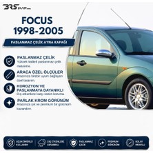 Brsplast Ford Focus 1 Uyumlu 1998-2005 Krom Ayna Kapağı 2 Parça Paslanmaz Çelik