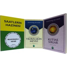 Sümer Kitabevi Saatlerin Hazinesi - Yıldızların Mevki - Kutsal Sırlar 916 Sayfa Muhyiddin İbn Arabi Eserleri
