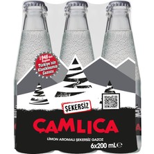 TeknoKapsül Çamlıca Şekersiz Gazoz 6X200 ml