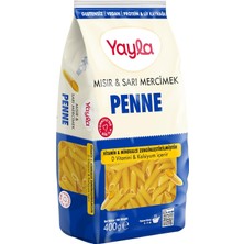 TeknoKapsül Yayla Sarı Mercimek Mısır Penne Poşet 400 gr