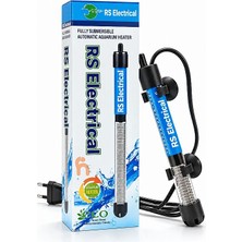 Rs Electrical 50 W Termostatlı Akvaryum Cam Isıtıcı | Küçük ve Orta Akvaryumlar Için