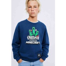 Lucco Kids Minecraft Erkek Çocuk Sweatshirt
