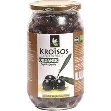 TeknoKapsül Kroisos Organik Siyah Zeytin (Gemlik Yağlı Salamura) 700GR