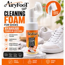 Airyfoot Pro+ Ayakkabı Temizlik Köpüğü – Fırçalı Başlık Derinlemesine Temizleyici Köpük 150 ml