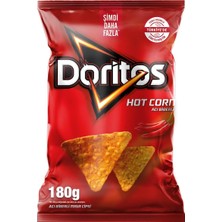 TeknoKapsül Doritos Hot Corn Acı Biberli Mısır Cipsi Parti Boy 180 G
