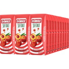 TeknoKapsül Dimes Şeftali Nektarı, 200ML x 27 Adet