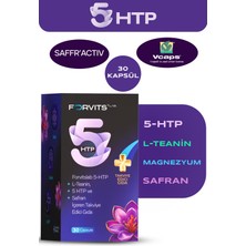 Forvits Lab 5HTP Takviye Edici Gıda 30 Kapsül Aromasız Türkiye Menşeli Yetişkin Kullanıcılar İçin