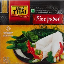 TeknoKapsül Real Thai Pirinç Yufkası (Ricepaper) 22CM 100GR (Ortalama 10 Adet)
