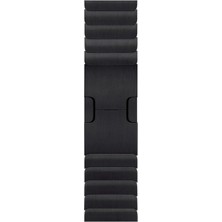 Apple Watch Band - Baklalı Model Bilezik - 38 mm - Uzay Siyahı - One Size - Outlet