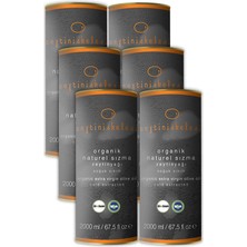Zeytin İskelesi Organik Natürel Sızma Zeytinyağı 2000 ml Soğuk Sıkım Fırsat Paketi Teneke 2000 ml Organik x 6'lı