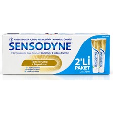 Sensodyne Tam Koruma ve Beyazlatıcı Diş Macunu 75ML X2 Adet