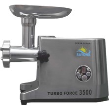 Sayona S-3500D Turbo Force Gümüş Et Kıyma Makinesi 1800W Güçlü Motor ve Paslanmaz Çelik Bıçak