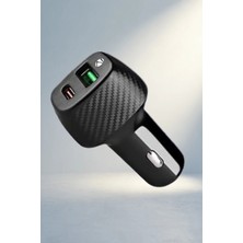 Dolozena Hızlı Şarj Oto Çakmaklık 38W USB Type-C Girişli