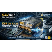 Savior 24V 4.5A 100W Pano Tipi Smps Trafo Power Supply Güç Kaynağı