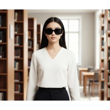 VOGUE 5642 W44/81 55 Kadın Güneş Gözlüğü  Polarize Lensli 400 UV Koruma ile Şık Tasarım