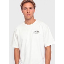 Vans VN000X02WHT1 Dirt Trip Ss Tee Beyaz Bisiklet Yaka Regular Fit Düz Erkek T-Shirt