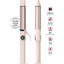 Pirantech KS-632 Profesyonel Dijital Saç Maşası 32 Mm, LED Ekranlı, 140-200°C Isı Ayarlı