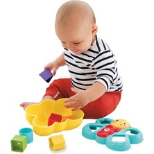 PopŞeker Fisher Price Şekil Eşleştirme Arkadaşı Kelebek - Eğitici Bebek Oyuncağı (6+ Ay)