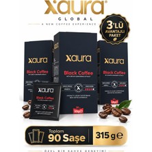 Xaura Global Black Coffee 30 Pcs 105 G 3 Adet