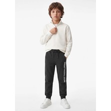Koton Antrasit Erkek Çocuk Baskılı Sweatpant 7WKB40021TK926
