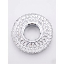 Genel Tedarik 1 Adet Cata Ct 6637 Lale LED Efektli Dekoratif Cam Spot Kasası GU10 Duy 3200K Gün Işığı