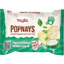 TeknoKapsül Yayla Popnays Yoğurt Bahçe Bitkileri Mısır ve Pirinç Patlağı 4'lü 34 Gram