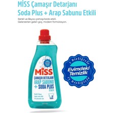 Miss Çamaşır Deterjanı Arap Sabunu+Soda Plus Etkili 1500ML 1 Adet