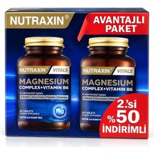 Nutraxin Magnezyum Takviye Edici Gıda 60+60 Tablet - 2.si %50 Indiirmli