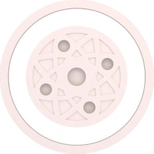 Motifpiyer Hazır Spotlu Tavan Paneli Matris-Radius Modern LED Uyumlu Tavan Göbeği/Mono-Dış-Çitalı