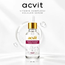 Acvit Kolajen Serum - Vitamin Kompleksi - 30 Ml. Canlandırıcı & Gözenek Sıkılaştırıcı Ve Nemlendirici