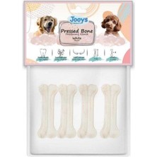 Jooys Beyaz Pres Köpek Ödül Kemiği 7 cm 4'lü Paket
