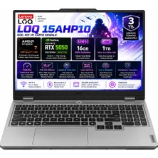 Lenovo LOQ 15AHP10 AMD Ryzen 7-250 16GB DDR5 1TB SSD RTX 5050 8GB 100W 15.6 Inç Full HD 144Hz IPS Freedos Gaming Laptop (83JG00BMTR)