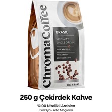 Chroma Coffee Brasil Emerald Çekirdek Kahve 250GR %100 Nitelikli Arabica
