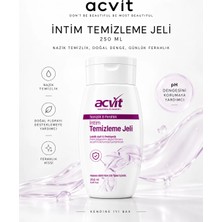 Acvit Intim Temizleme Jeli 250 ML | Genital Bölge İçin Hassas ve pH Dengeli Günlük Bakım