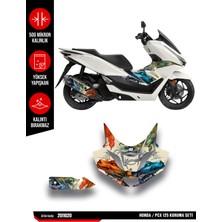 Motostill Graphics Honda Pcx 2025 -26 Koruma Sticker Seti - Pütürlü