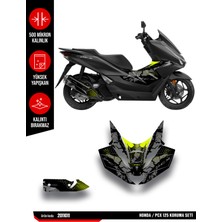 Motostill Graphics Honda Pcx 2025 -26 Koruma Sticker Seti - Pütürlü