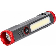 Vip-tec Vıp-Tec VT891214 Runo Şarjlı Çift Fonksiyonlu Mini Cep Fener 450 Lümen