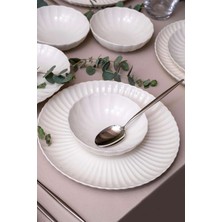 Rani Mobilya Rani Home Yemek Takımı (18 Parça) Kütahya Porselen Beyaz HD-6923
