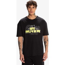 Kappa Logo Fred Erkek Siyah T-Shirt 321W7VW-005