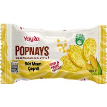 TeknoKapsül Yayla Popnays Süt Mısır Mısır ve Pirinç Patlağı 8'li 68 Gram