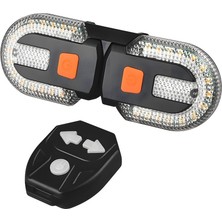 FY-1825 Kablosuz Bisiklet Dönüş Sinyali LED Arka Lamba | USB Şarjlı, Uzaktan Kumandalı, IPX5 Suya Dayanıklı